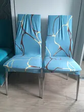 Chair Case Universal Home Removable Restaurant Modern for Party Washable Size-Printed