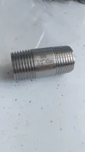 1-1/4-Threaded-Pipe-Fittings Water-Connection Stainless-Steel Male-X-Male SS304 1-3/8-