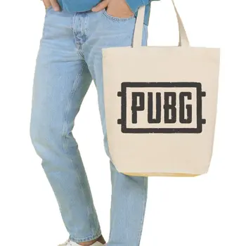 

Angemiel Bag Large Pubg in Black Icon Shopping Beach Tote Bag