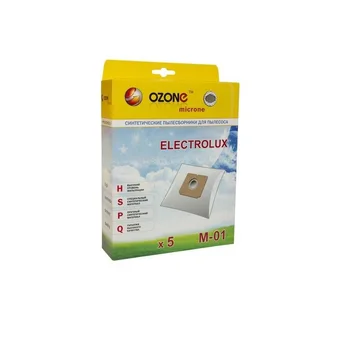 

Ozone Micron m-01 synthetic cleaner bags 5 PCs (Electrolux XIO)