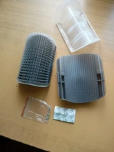 Cepillo esquinero de masaje para gatos, cepillo de estética para mascotas y gatos, con peine para hacer cosquillas, productos para mascotas de gato