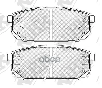 Колодки Тормозные Дисковые Kia Sorento 2002 Pn0798 NiBK арт. PN0798 | Автомобили и мотоциклы