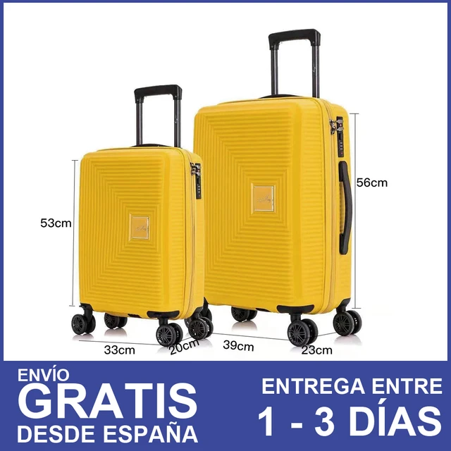 Maleta mediana Bambú con 4 ruedas giratorias 360º 66x42x26cm diseño  mariposa, Maleta / Trolley, Los mejores precios