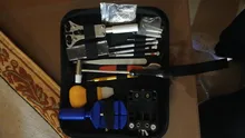 Kit de herramientas de reparación de relojes, eliminador de Pin de enlace de reloj, abridor de caja, barra de resorte, Horlogemaker, Gereedschap, juego de herramientas de reparación, 571