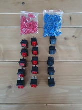 Power-Switch-I/O KCD4 with Latching Light-16a 250VAC 20a/125vac/Kcd4 5pcs 4-Pins