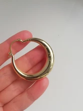 ANENJERY-pendientes de aro ovalados de Metal para mujer, de Plata de Ley 925, joyería francesa con personalidad brillante, S-E1475