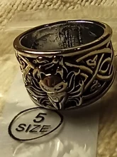 Anillo Vintage de plata fina con cola de zorro para hombre y mujer, Joyería de Halloween de fiesta Steampunk, regalos