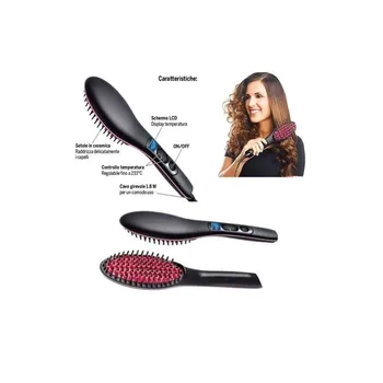 

Slicker brush smooth hair straightener ceramic hair straightener