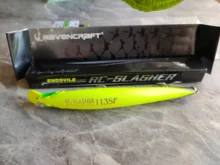 Ravenclraft-señuelo de Pesca wobblers 113SF 12,2g, pececillo flotante lento, Jerkbait, labio poligonal, gancho triple para trucha de lubina