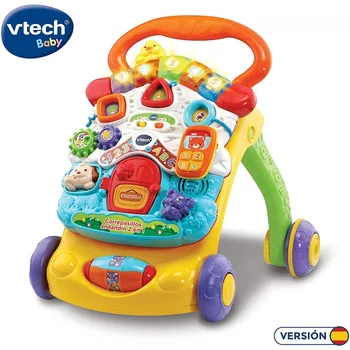 

VTech-walking walkways 2 in 1, improved design, folding interactive baby walker and speed regulator (80-505622)
