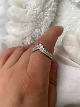 Anillo de amor de Zircón hueco para mujer, sortija de amor Chapado en plata con nudo de lazo para Dedo de árbol para pareja, joyería de compromiso de boda