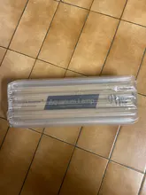 Superfino acuario con LEDs iluminación planta acuática luz 18-75CM Extensible impermeable Clip lámpara para tanque de peces 90-260V