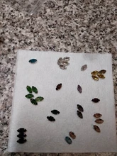 Claw-Button Garment-Accessories Beads Glass-Stone Navette Jewels Crystal Rhinestone Flatback