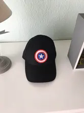 Gorra de béisbol con bordado de capitán Shield para niños y niñas, gorro de béisbol con bordado de capitán Shield, de algodón, ajustable, informal, salvaje, regalo