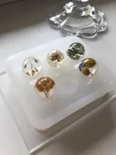 Moldes de silicona para pendientes, molde de cubos de resina epoxi UV, bolas, molde de fundición para hacer joyas, collar, pulsera, herramienta