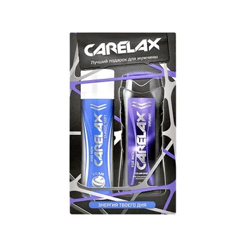 

Male carelax set (shower gel inflame 250 ml + shaving foam sensitive 200 ml)