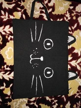 Bolsa de lona Kawaii A4 para documentos, maletín de papel, organizador de papel, organizador para maestro, 1 Uds.