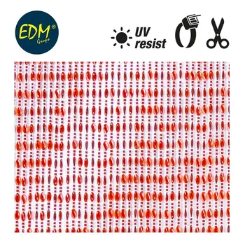 

CURTAIN OVAL BORDEAUX PLASTIC 90X210CM 72 STRIPS EDM