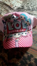 Lol surprise-gorra de béisbol con patrón de dibujos animados para niños, conjunto de máscara, capa, decoración para fiesta, juguete para regalo