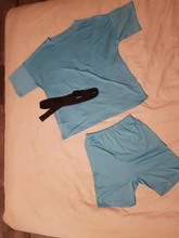 Outfits Shorts-Sets Belt Qrwr-Suit Two-Piece Female Loose Fashion Casual with Bicycle