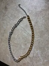 Modyle-collares de Color dorado estilo Punk Vintage, cadena gruesa, collares y colgantes, joyería para mujer, venta al por mayor