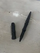 Tenvellon-Bolígrafo táctico de autodefensa, herramienta de defensa Personal de emergencia, protección de seguridad, EDC, Color negro y gris, paquete Simple