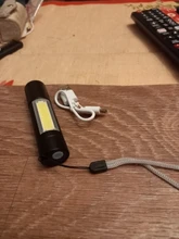 LED Flashlight Torch-Lamp Battery Linterna Powerful Work Usb Rechargeable Fishing Mini