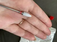 Fresas de cerámica para manicura, cortadoras de brocas para máquina de manicura, limas eléctricas para uñas, 1 Uds.