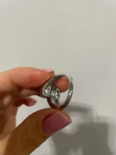 HUANZHI-anillo ancho brillante minimalista para mujer y hombre, anillos abiertos geométricos, joyería, Color dorado, plateado, 2020