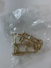 Carpeta de libros de hoja metálica suelta, anillas con bisagras, llavero, álbum de recortes, Clips, álbum de fotos artesanal, carpeta de anillos de Metal, A5, A6, A7, 2 unids/lote