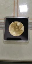 Coin Case Square Acrylic Doge Eth Cryptocurrency 40mm Metal with XRP