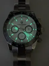 PAGANI Design-Reloj de cuarzo deportivo para Hombre, cronógrafo de lujo, de acero inoxidable, zafiro, resistente al agua, nuevo, 2021