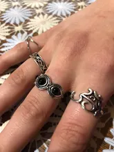 Tocona 11 unids/set antiguo Vintage de Color plata de diamantes de imitación anillo de conjunto para las mujeres geométrico nudillo conjunto de Anillos Midi Anillos 10057