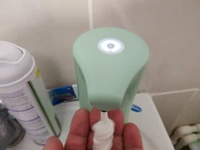 Dispensador automático de jabón con Sensor de inducción infrarrojo, dispositivo desinfectante de manos para baño, espuma sin contacto