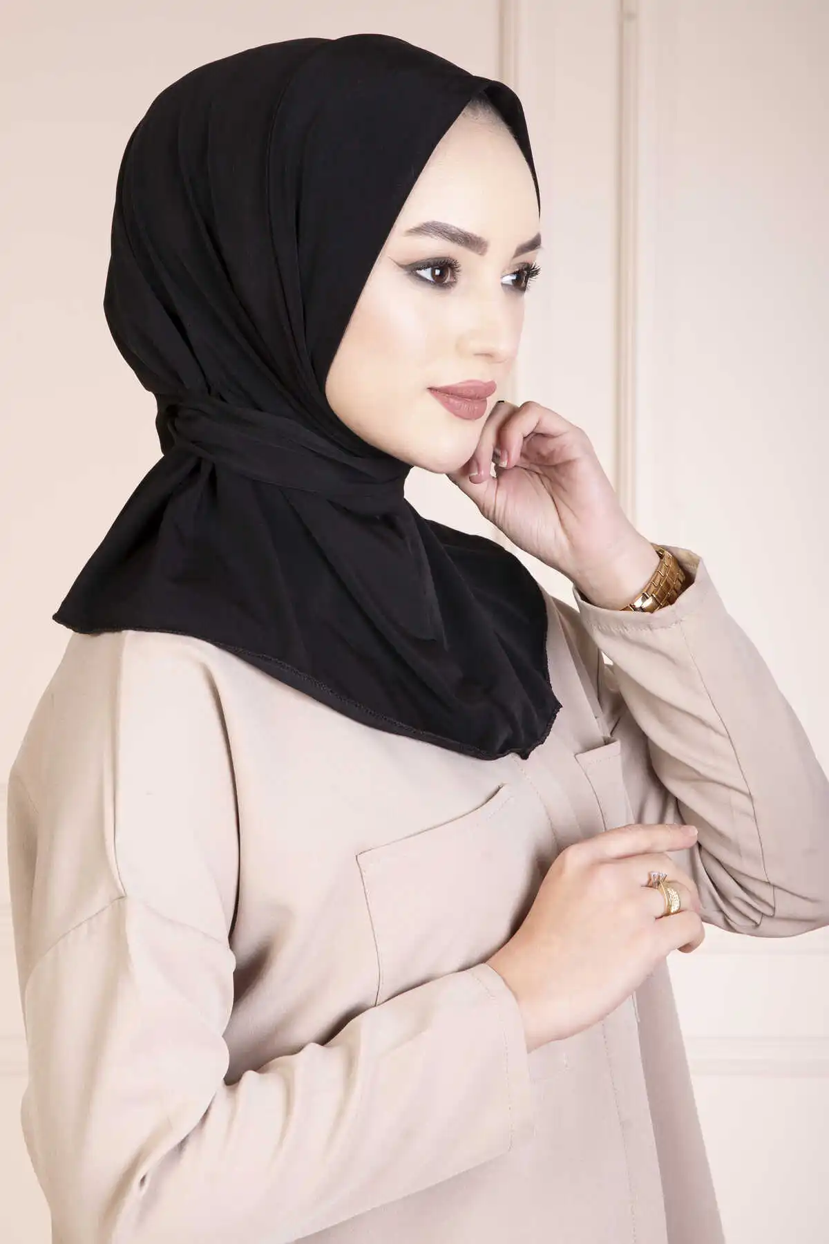 Lenço Chiffon Bolha Muçulmano para Mulheres, Hijab,