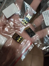Lámpara de tienda de campaña para acampar, linterna de bajo consumo de energía portátil para exteriores, Mini llavero móvil ultradelgado USB LED de noche