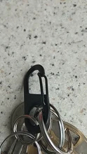 LLavero de mosquetón de 8 formas, anillo para escalar al aire libre, hebilla de suspensión, enganche