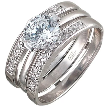 

Esthete ring with 21 cubic zirconia