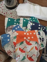 [Simfamily] 4 unids/set pañal de tela lavable cubierta de pañal ajustable reutilizable de tela pañales disponibles 0-3years 3-15kg bebé