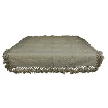 

Square tablecloth with Embroidery Rustic