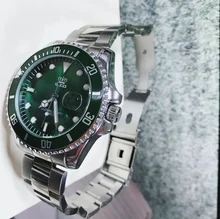 OLEVS-Reloj de pulsera de cuarzo para hombre, cronógrafo deportivo con correa de acero inoxidable, resistente al agua, masculino