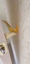 Perilla de puerta de pared, almohadilla silenciadora de impactos, manija de la puerta del armario, silenciador de bloqueo de silicona anticolisión, amortiguador, Tope de puerta, 2 uds.