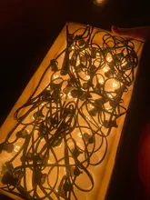 String-Lights Bulbs Patio-String Wedding-Decorative G40 Waterproof IP44 New-Year 25ft
