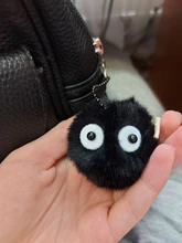 LLavero de Totoro para seguidores del cómic, accesorio con diseño de hada del polvo, apto para bolso, amuletos, monedero, Miyazaki Hayao