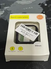 Cristal + cubierta para carcasa de reloj Apple iWatch, parachoques de fibra de carbono + Protector de pantalla Apple watch series 5 4 3 44mm 40MM 38mm 42MM