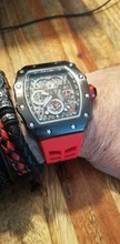 Reloj deportivo con esfera grande para hombre, cronógrafo de cuarzo, militar, dorado, de lujo, Hip-Hop