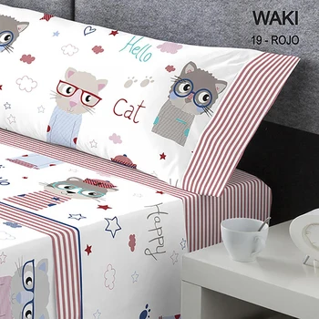 

GAME Sheets KABELY MOD. WAKI Red/Infant/Textile HOME/CLOTHING Bedding