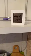 Xiaomi-termómetro Digital Mijia 2, higrómetro inteligente eléctrico inalámbrico con Bluetooth, higrómetro con pantalla LCD Mijia Smart Home