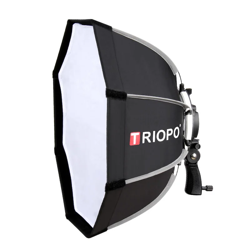 

TRIOPO 65cm Foldable Softbox Octagon Soft box for Godox Yongnuo Speedlite Flash Light photography studio accessories with Handle