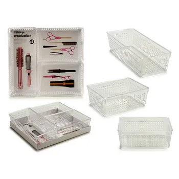 

Make-up organizer Plastic (3 Pieces) (26 x 7 x 29 cm)